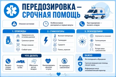 Помощь при передозировке в Старой Купавне