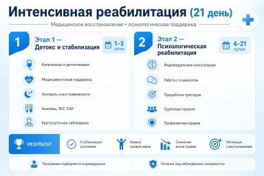 Реабилитация за 21 день в Старой Купавне